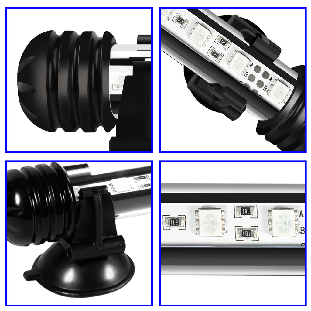 18-112cm LED Aquarium IP67 RGB Süßwasserfische Schildkröten Timing-Funktion