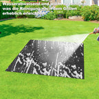 Grillteppich Grillunterlage Grillmatte, 75x120 cm/ 80x120 cm/ 90x120 cm/ 100x120 cm Grillmatten zum Grillen im Garten, Bodenschutzmatte BBQ Schutz Feuerfeste hitzebeständige für Familien-Grillabend auf, Anthrazit