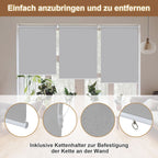 Vertikalmarkisen, Aussenrollos, Balkonrollos, Sichtschutz, Wind- und Regenschutz, Sonnenschutz, UV-Schutz; geeignet für Balkone, Terrassen und Gärten（副本）（副本）