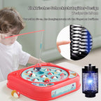 Mückenvernichter, 3-W-UV-LED-Insektenfalle, Mückenlampe, Reichweite 20 Quadratmeter, inklusive Mückenlampe, Fliegenfalle und Insektenfalle für den Innen- und Außenbereich, geeignet für Innenräume, Gärten, Terrassen und Restaurants