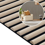 Schallabsorptionsplatten, 120 x 60 cm, für gewölbte Wände, aus Holz und Filz, schalldämmend, Holzoberfläche, geeignet für die Wandgestaltung in Aufnahmestudios und Privathaushalten, große Abdeckfläche, Farbe: Weißeiche/Schwarznussbaum, 1–4 Stück