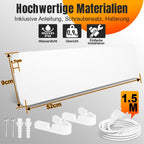 Schimmel Infrarotheizung, 50W Schimmelentferner Wand, Ohne Chemie, Wandmontiert & Freistehend, Geeignet für Badezimmer, Schlafzimmer und Wohnzimmer
