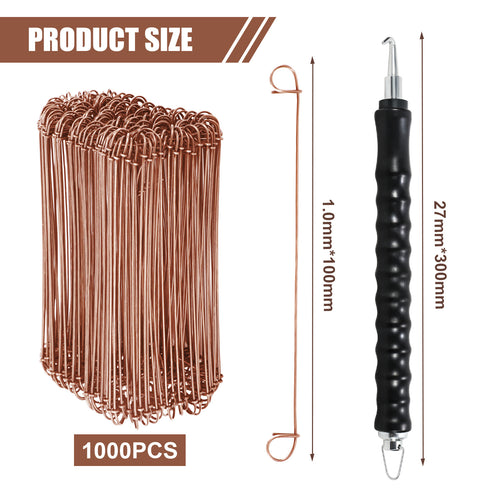 1,0 × 100 mm / 1,0 × 140 mm Bohrer + 1.000 Rodel-Drähte, hochwertige Bindebänder und hochwertige Bohrdrähte, hochwertige Bohrdrähte, Ösen-Drähte, Bohrdrähte, Bohrdrähte, Ösen-Drähte