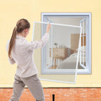Fliegengitter Fenster Tür Gitter Moskito Aluminium Insektenschutz，120x140CM/100x120CM/80x100CM