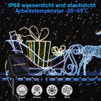 10/20/30 Meter lange Solar-Lichterkette mit 100 LEDs, bunt, für den Außenbereich geeignet – wasserdichtes Design, 8 Leuchtmodi, ideal für Festtagsdekorationen und Partys im Freien, wahlweise in den Farben Regenbogen, Warmweiß und Kaltweiß