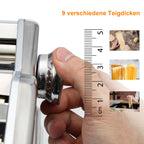 Nudelmaschine Nudel Edelstahl Teig Pastamaschine Nudeln Pasta Maschine 3 in 1