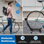 20 bis 29 Zoll Fahrradständer, Aluminium Faltbar Hinterradständer 43x13x10cm,Haus oder Fahrradgeschäft Fahrrad,Ausstellungsständer für Mountain und Rennräder