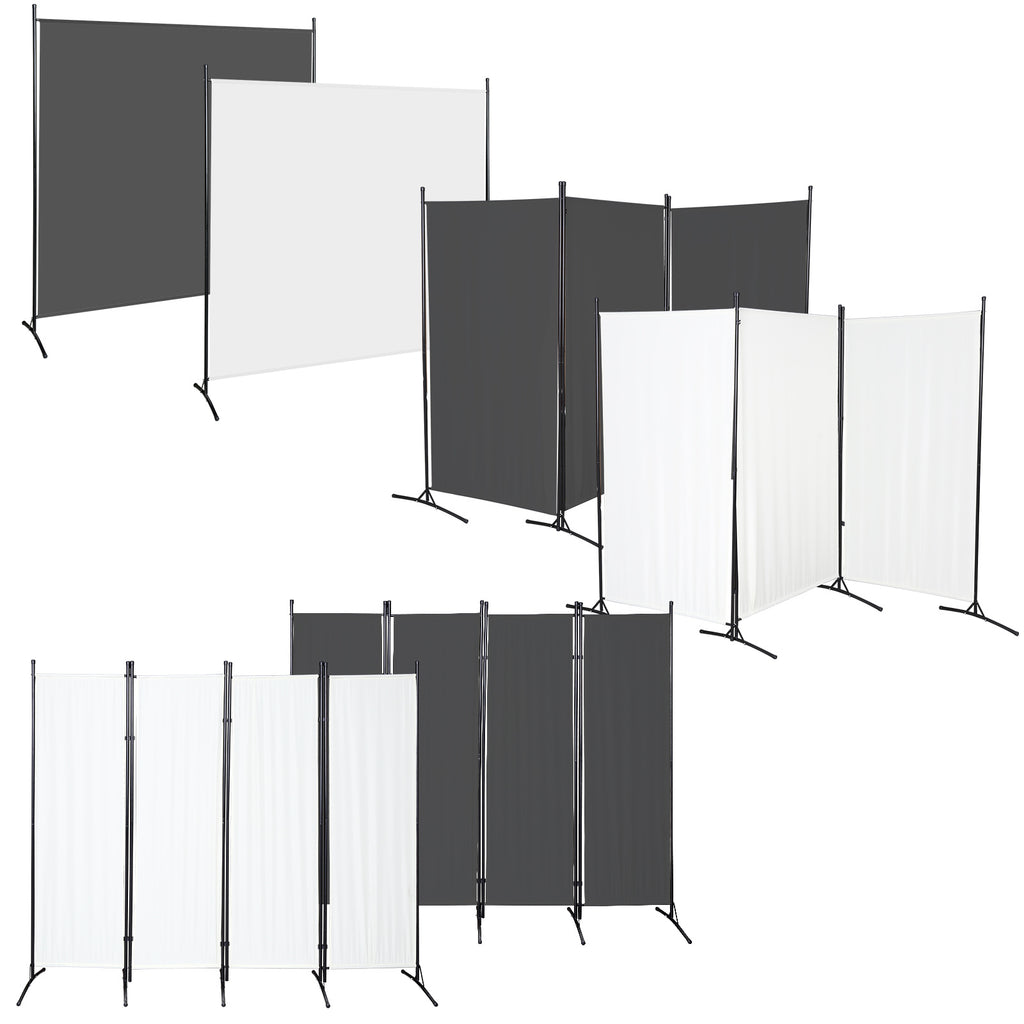 Balkon-Paravent, Sichtschutz für den Außenbereich, zusammenklappbar, Gartentrennwand, Raumteiler, mobil, 180 cm × 180 cm / 260 × 180 cm / 300 × 170 cm
