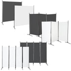 Balkon-Paravent, Sichtschutz für den Außenbereich, zusammenklappbar, Gartentrennwand, Raumteiler, mobil, 180 cm × 180 cm / 260 × 180 cm / 300 × 170 cm