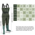 Wathose Herren Größen 42-47, Anglerhose 70D Nylon mit Stiefel, PVC Watthosen Wasserdichtl mit Haken, Angelhose mit Verstellbarer Schultergurt, Fischerhose für Baustellen, Gärten