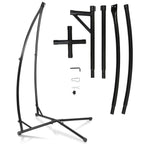 Hängesessel Gestell Hängemattengestell aus Metall Hängesessel-Ständer 150kg für Hängesessel im Innenbereich, Schlafzimmer, Garten (L x W x H)120 x 120 x 210cm