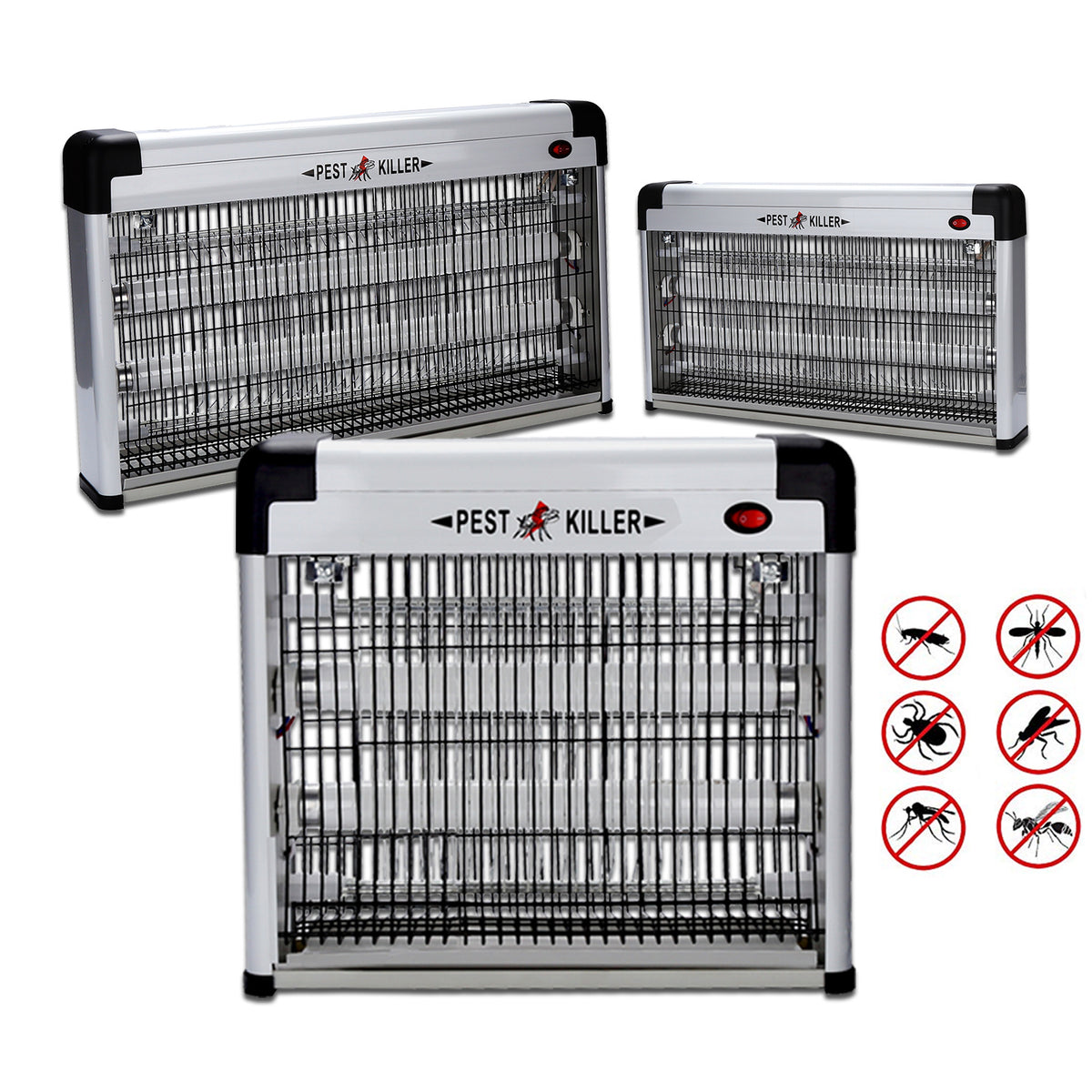 12 W / 30 W / 40 W Elektrischer Mückenvernichter mit UV-Lampe – ohne giftige Chemikalien – geeignet für Innenräume, Schlafzimmer, Außenbereiche und den Garten