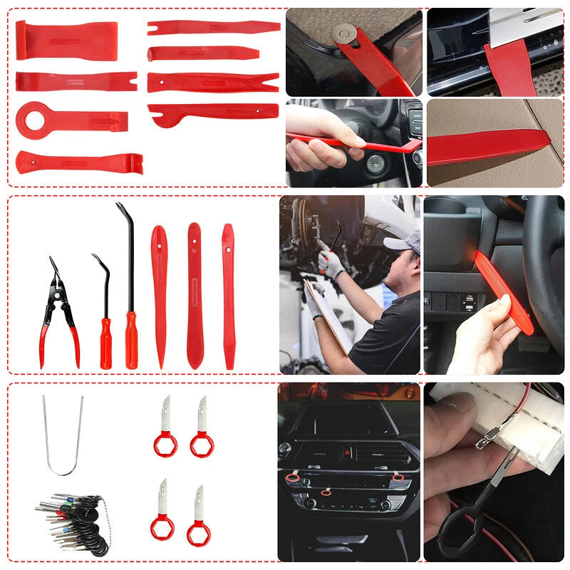 Auto Demontage Werkzeug Reparatur Montagehebel Clipheber KFZ Innenraum