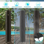 Solardusche - 35 Liter Solar Gartendusche mit Schutzabdeckung, 180°verstellbarer Duschkopf, erhitzbar bis 60°C - perfekt für Garten und Haushalt