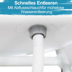 Baby Badewanne mit Ständer 21x48x85CM Badekissen Kinder Faltbare Bad Babywanne Grau