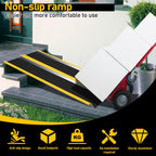 Laderampen-Set, 2er-Set, 118 cm, Aluminium, Tragkraft 300 kg pro Rampe