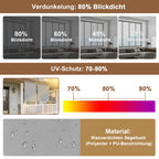 Vertikalmarkisen, Aussenrollos, Balkonrollos, Sichtschutz, Wind- und Regenschutz, Sonnenschutz, UV-Schutz; geeignet für Balkone, Terrassen und Gärten（副本）（副本）