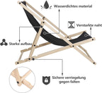Klappbarer Liegestuhl, verstellbar, Belastbarkeit 120 kg, geeignet für Strand, Camping und Balkon, Klappstuhl für drinnen und draußen, Strandliegestuhl, wetterfester Freizeitliegestuhl, Camping-Liegestuhl