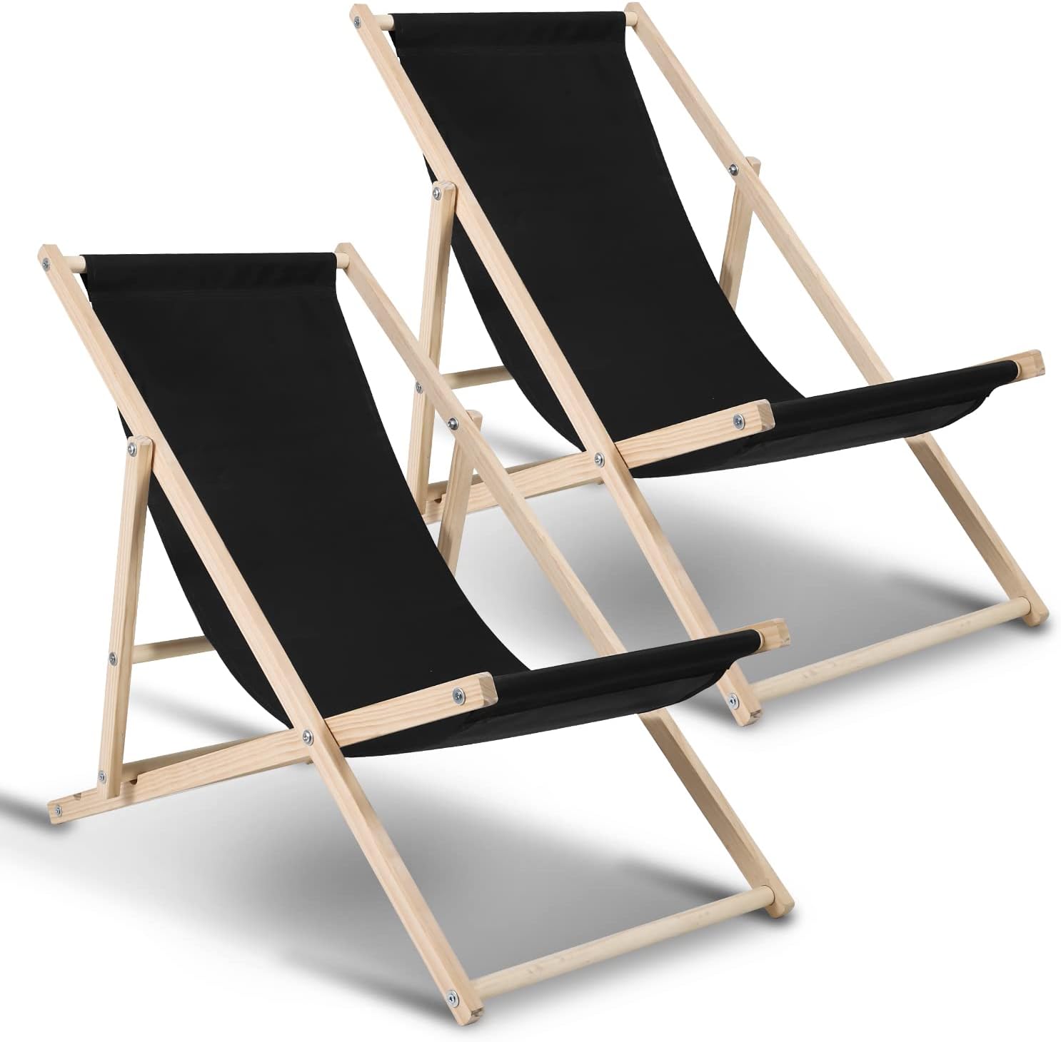 Klappbarer Liegestuhl, verstellbar, Belastbarkeit 120 kg, geeignet für Strand, Camping und Balkon, Klappstuhl für drinnen und draußen, Strandliegestuhl, wetterfester Freizeitliegestuhl, Camping-Liegestuhl