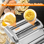 Nudelmaschine Nudel Edelstahl Teig Pastamaschine Nudeln Pasta Maschine 3 in 1