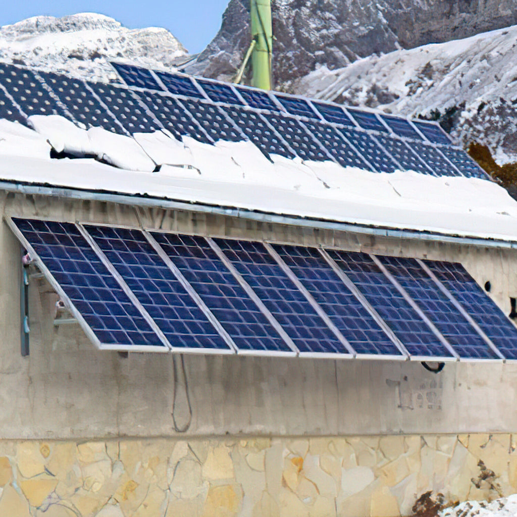 2 Set PV Modul Halterung Solarpanel Aufständerung Flachdach 0-60° Silber Set