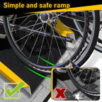 Laderampen-Set, 2er-Set, 118 cm, Aluminium, Tragkraft 300 kg pro Rampe