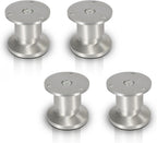 Alulegierung Möbelfüsse 4 Stück, belastbar bis 200-300kg,silbrig Aluminium-Möbelfüße, 6–20 cm, silberne Metalloptik, für Sofa, Schrank, Kommode und DIY.