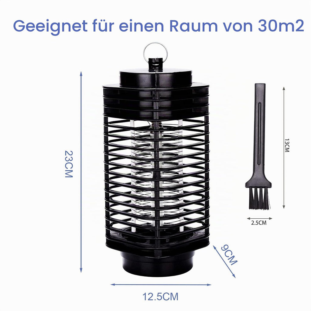 Mückenvernichter, 3-W-UV-LED-Insektenfalle, Mückenlampe, Reichweite 20 Quadratmeter, inklusive Mückenlampe, Fliegenfalle und Insektenfalle für den Innen- und Außenbereich, geeignet für Innenräume, Gärten, Terrassen und Restaurants