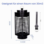Mückenvernichter, 3-W-UV-LED-Insektenfalle, Mückenlampe, Reichweite 20 Quadratmeter, inklusive Mückenlampe, Fliegenfalle und Insektenfalle für den Innen- und Außenbereich, geeignet für Innenräume, Gärten, Terrassen und Restaurants