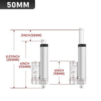 1500N Linearantrieb mit 50-400mm Hublänge, 12V DC Linearmotor für Möbel, Automatisierung & DIY-Projekte, Starker Verstellantrieb für Sofalift, Tischverstellung & mehr (50MM)