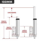1500N Linearantrieb mit 50-400mm Hublänge, 12V DC Linearmotor für Möbel, Automatisierung & DIY-Projekte, Starker Verstellantrieb für Sofalift, Tischverstellung & mehr (50MM)