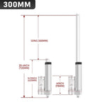 1500N Linearantrieb mit 50-400mm Hublänge, 12V DC Linearmotor für Möbel, Automatisierung & DIY-Projekte, Starker Verstellantrieb für Sofalift, Tischverstellung & mehr (50MM)