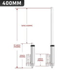 1500N Linearantrieb mit 50-400mm Hublänge, 12V DC Linearmotor für Möbel, Automatisierung & DIY-Projekte, Starker Verstellantrieb für Sofalift, Tischverstellung & mehr (50MM)
