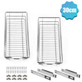 2er-Set ausziehbare Schubladen – Küchenschubladen, Schrankschubladen, Umrüstsätze für Küchenschränke, Küchenschubladen aus Metall, Einbauschubladen für Spülenschränke, ausziehbare Schrankschubladen