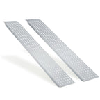 Verladerampe aus verzinktem Stahl für Anhänger, 2er-Set, 135 cm/160 cm