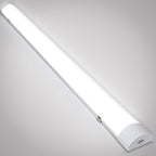 Feuchtigkeitsbeständige Leuchte, 18/36/48 W, 4000 K, neutralweißes Licht, wasserdichte LED-Badezimmerleuchte gemäß IP65-Standard, geeignet für feuchte Umgebungen wie Garagen, Werkstätten, Keller, Abstellräume und Büros [Energieeffizienzklasse F]