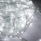 10/20/30/40/50 Meter lange LED-Lichterkette für den Außenbereich, kaltweiße LED-Lichterkette, 8 Leuchtmodi mit Speicherfunktion, wasserdichtes Design, geeignet für Garten, Weihnachtsfeiern und Hochzeiten