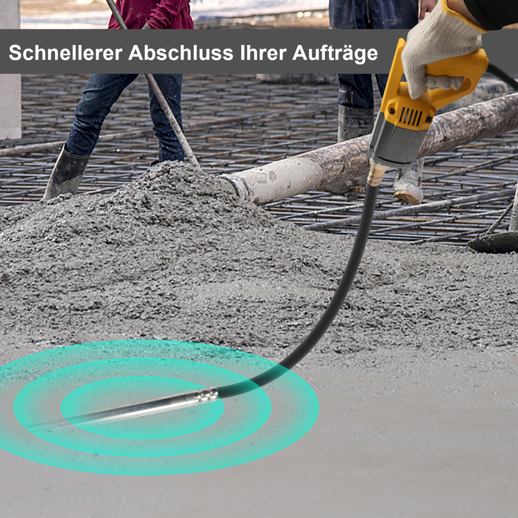 1000W Betonrüttler Rüttelflasche Betonrüttler Beton Vibrator 1.5M Handrüttler
