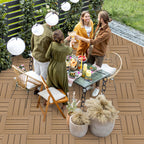 WPC-Terrassenfliesen 1 m²–5 m² – Außenfliesen, Bodenbelag, Klickfliesen, Terrasse, zum Selberverlegen, in vielen verschiedenen Designs und Farben erhältlich