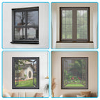 Fliegengitter Fenster Tür Gitter Moskito Aluminium Insektenschutz，120x140CM/100x120CM/80x100CM（副本）