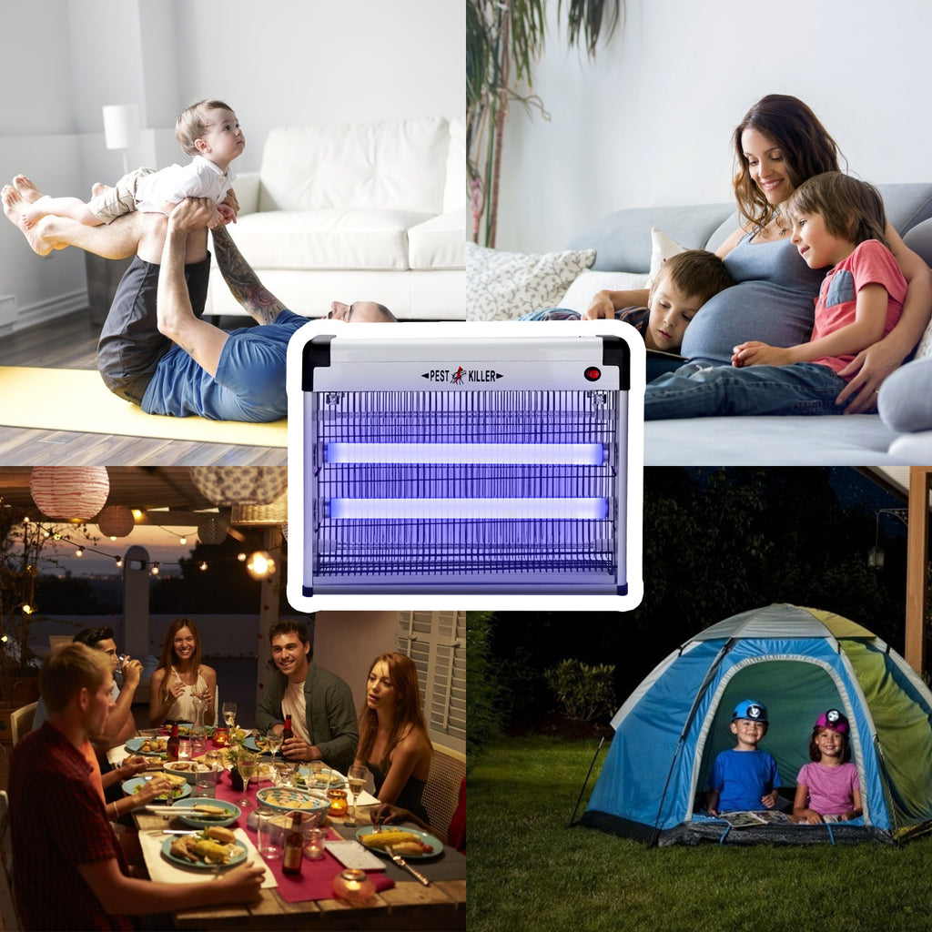 12 W / 30 W / 40 W Elektrischer Mückenvernichter mit UV-Lampe – ohne giftige Chemikalien – geeignet für Innenräume, Schlafzimmer, Außenbereiche und den Garten