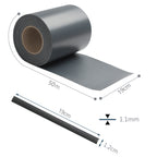 PVC Sichtschutzstreifen 35m/50m/70m Zaunblende Folie, inkl. 30 Befestigungsclips, Windschutz Sonnenschutz Sichtschutz Gartenzaun, Sichtschutzfolie für Doppelstabmattenzaun, Anthrazit