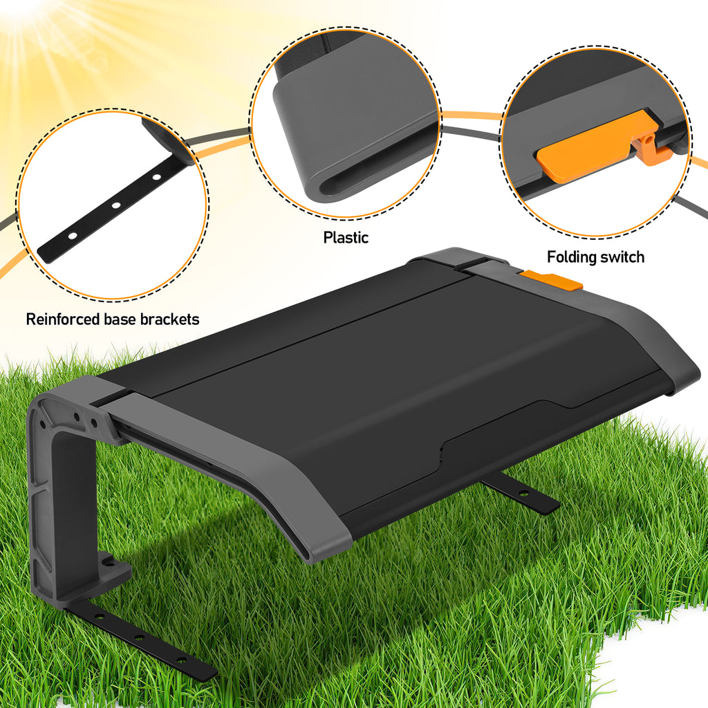 Klappbare Mähroboter Garage Dach Carport Überdachung für Rasenroboter Rasenmäher 72x56x36cm Rasenmähroboter Garage Schutzhülle Schutz vor Regen, Hagel und UV-Strahlen