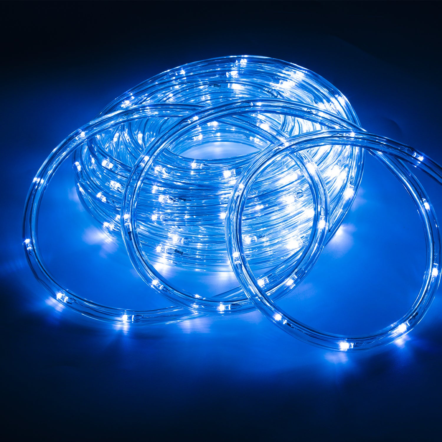 10/20/30 Meter lange LED-Lichterkette in Blau, 8 Leuchtmodi mit Speicherfunktion, Lichterkette für den Außenbereich, wasserdichtes Design, geeignet für Garten, Weihnachtsfeiern und Hochzeiten