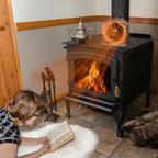 Kaminventilator Gebläse Hitzebetrieben StoveFan Stromloser Kaminofen Ventilator