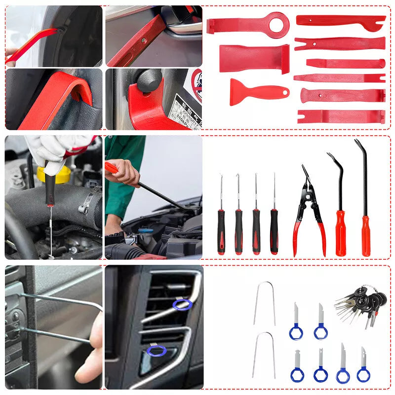 Auto Demontage Werkzeug Reparatur Montagehebel Clipheber KFZ Innenraum