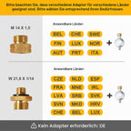 Gasheizer 4200W, Elektroheizung 1260W, Infrarot Keramikbrenner, Gas Heizstrahler inkl. Gasdruckregler & Gasschlauch, Gasheizofen, Butan- oder Propangasflaschen bis 15kg