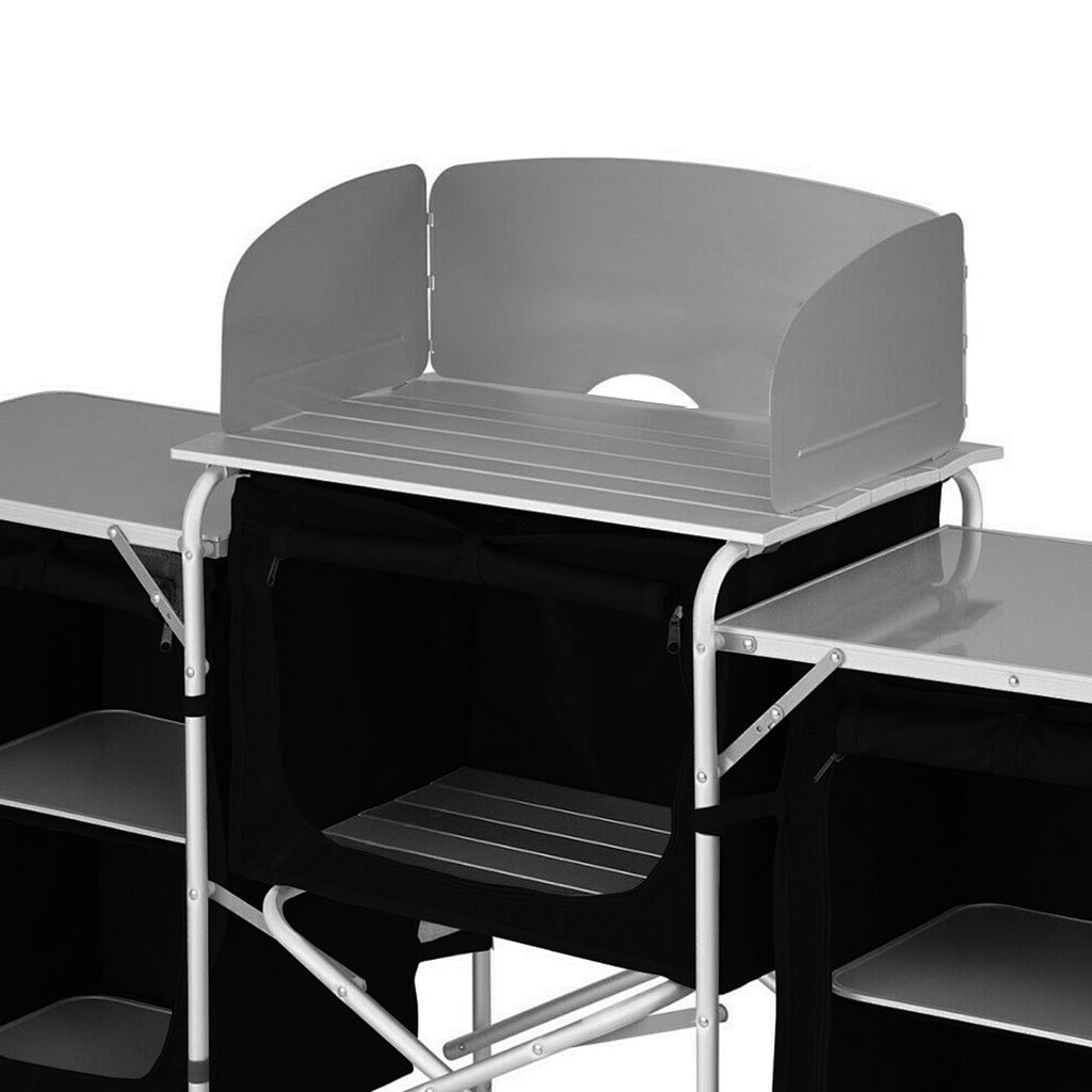 Campingküche Campingschrank Klappbar, Zeltschrank, Küchenbox, Outdoor Camping Küche, Küchenschrank, Reiseküche für Camping, Picknick, Gartenparty