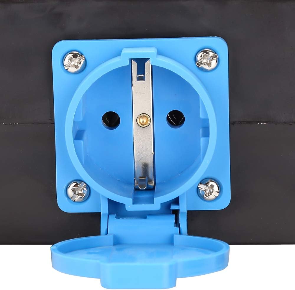 CEE Stromverteiler 400V 16A 5 Polig, CEE Adapter mit 3 x CEE Steckdose 16A IP44 Spritzwassergeschützt, Baustrom Verteiler für Generator Baustelle Werkstatt Camping mobile Stromversorgung