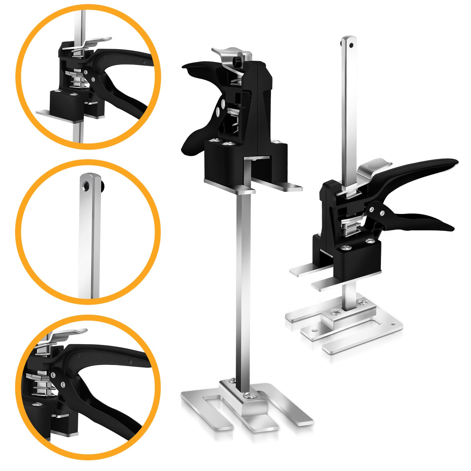 Arm Handwerkzeug, Arbeitssparender Heber 2/4 Stück, 30cm Höhenregler Bis Zu 240 KG, Handhebewerkzeug, Tür- und Holzplatten-Hebebühne